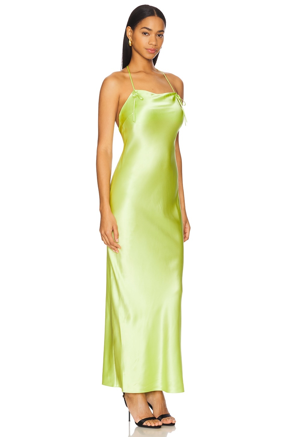 Open Back Maxi Slip Dress - 3