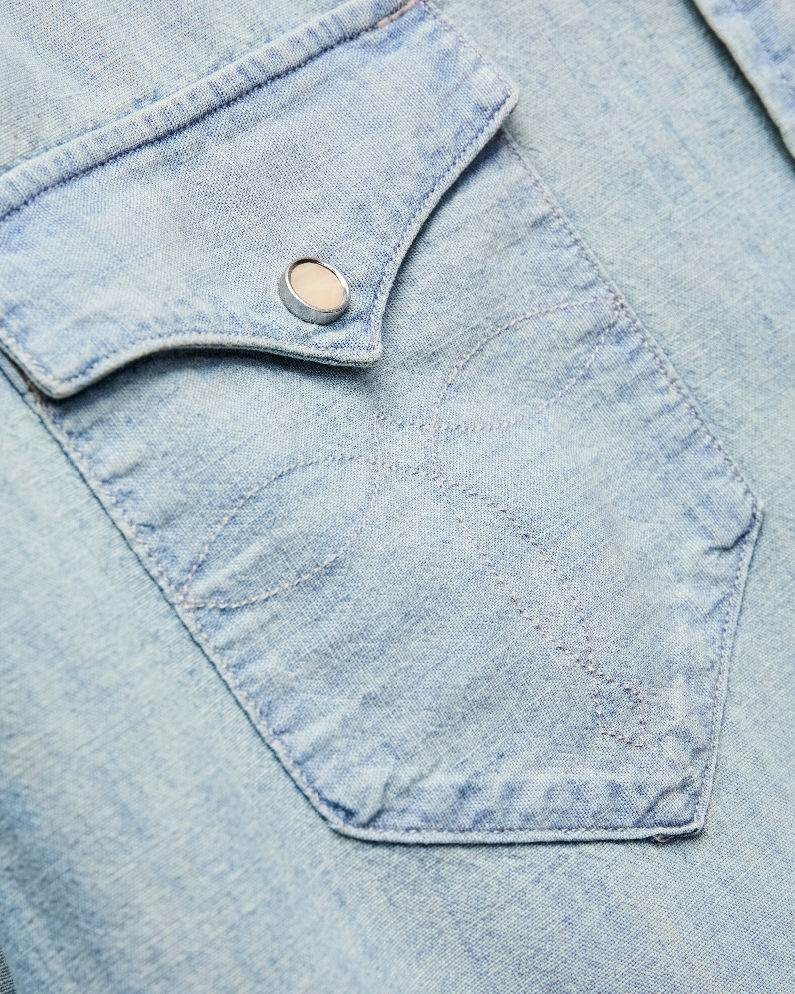 Buffalo Western Workshirt in Davey Wash - 7