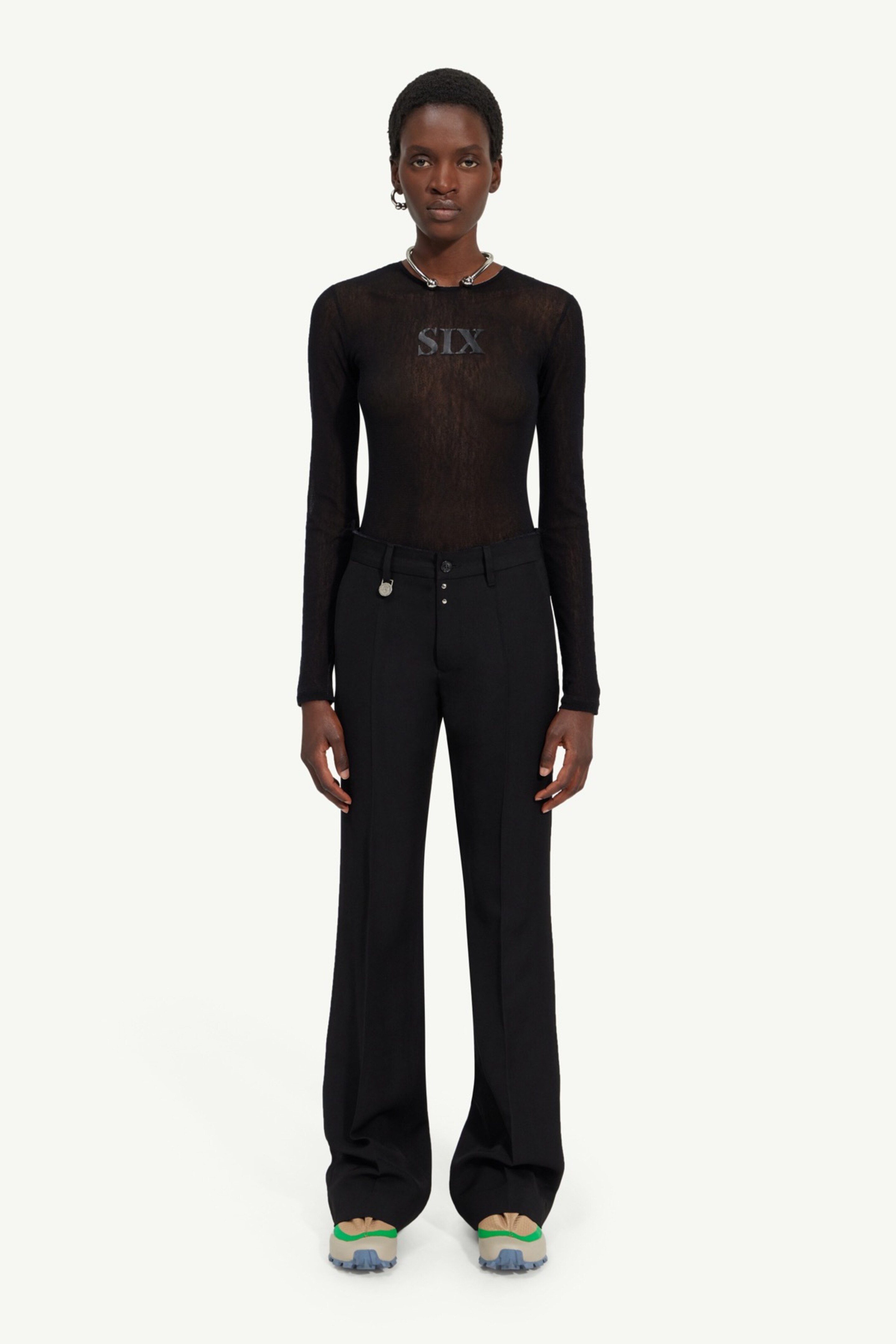 Wool gabardine flares - 2