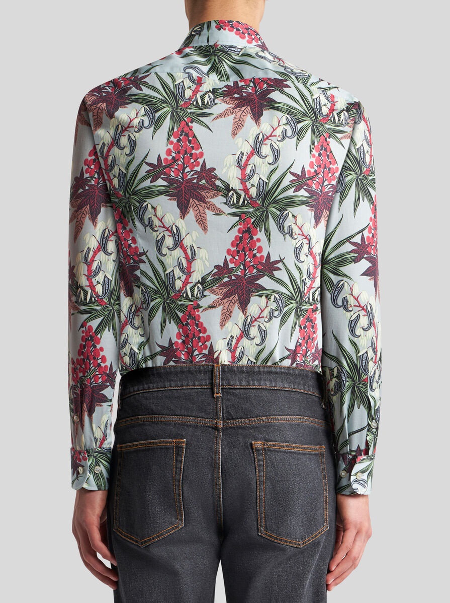 SHIRT WITH FOLIAGE PRINT - 4