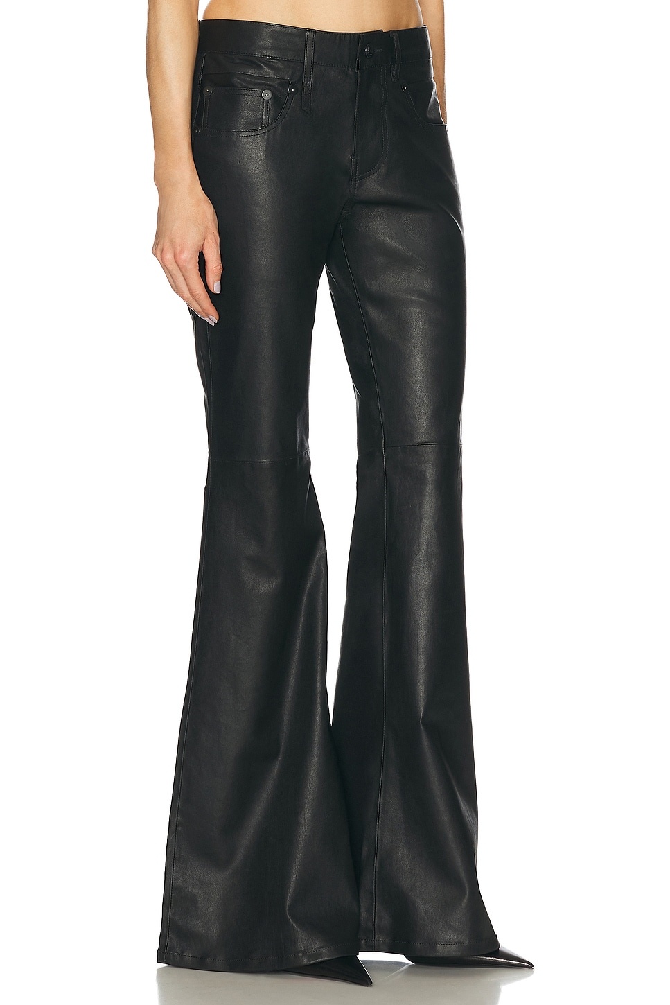 Boy Flare Leather Pant - 2