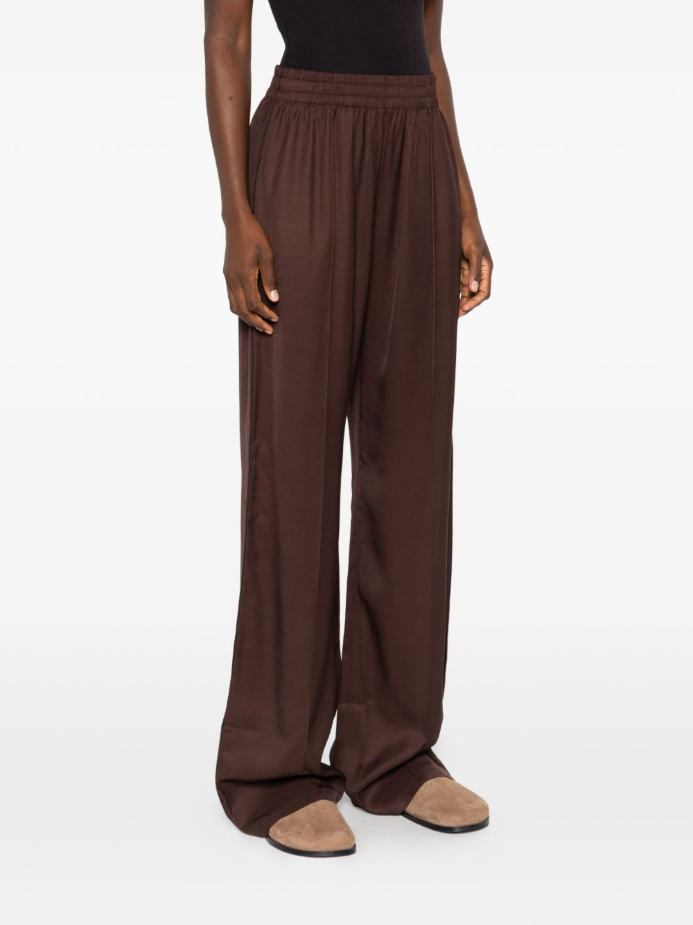 elasticated-waistband track pants - 3