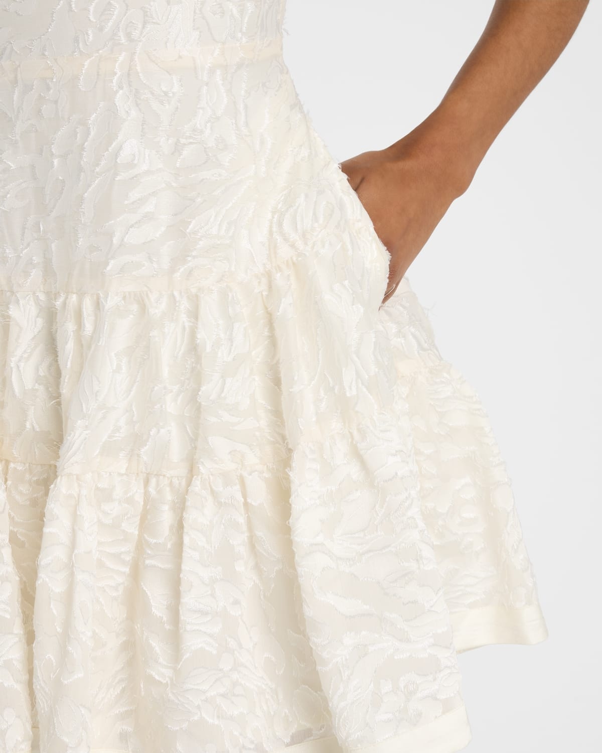 Laila Tiered Fil Coupe Mini Dress - 5