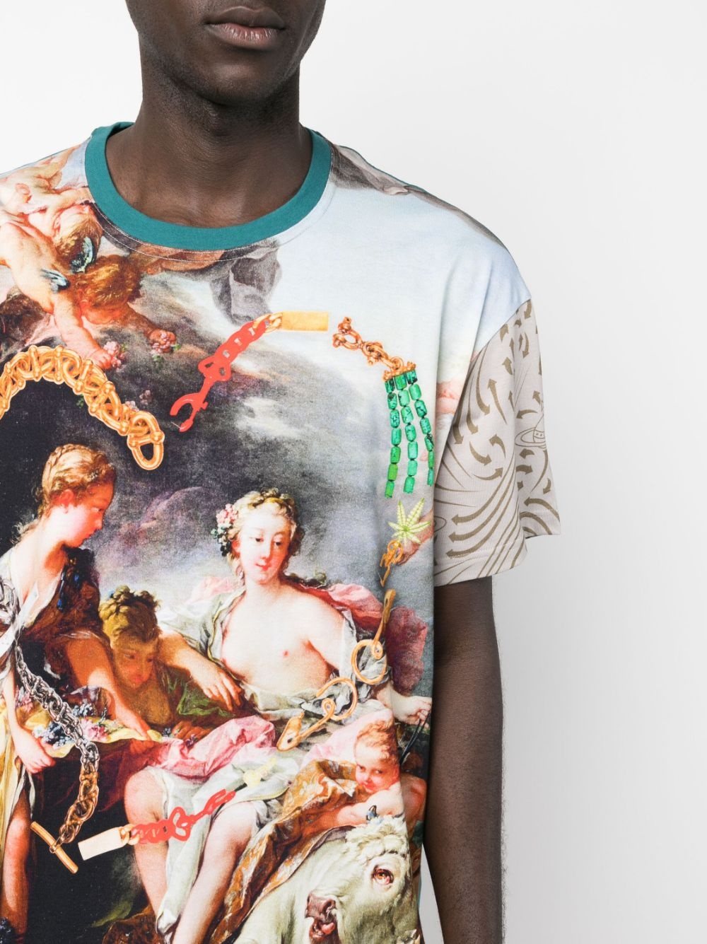 Boucher-print cotton T-shirt - 5