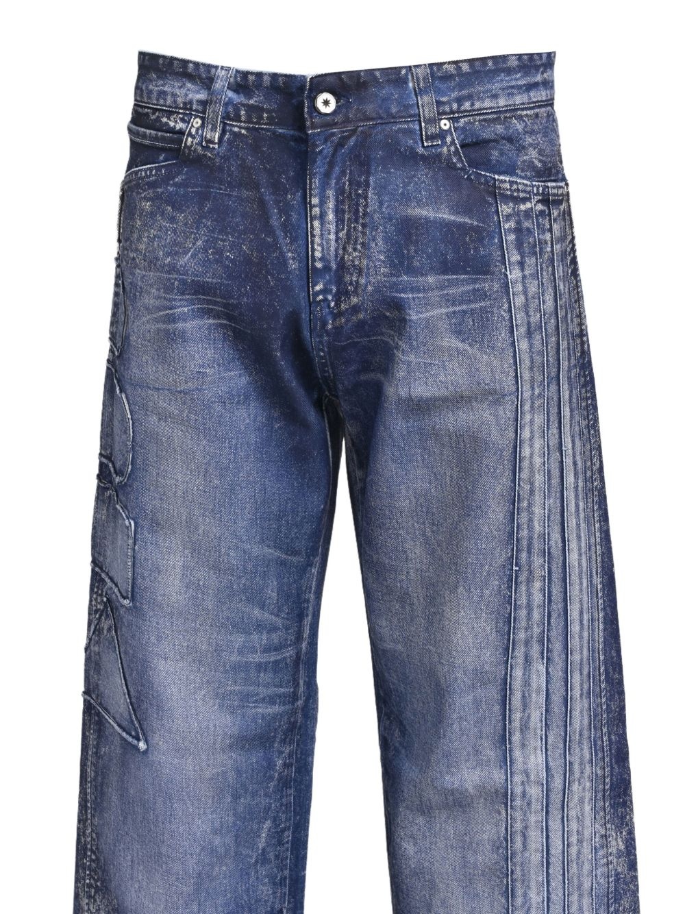 wide-leg jeans - 6