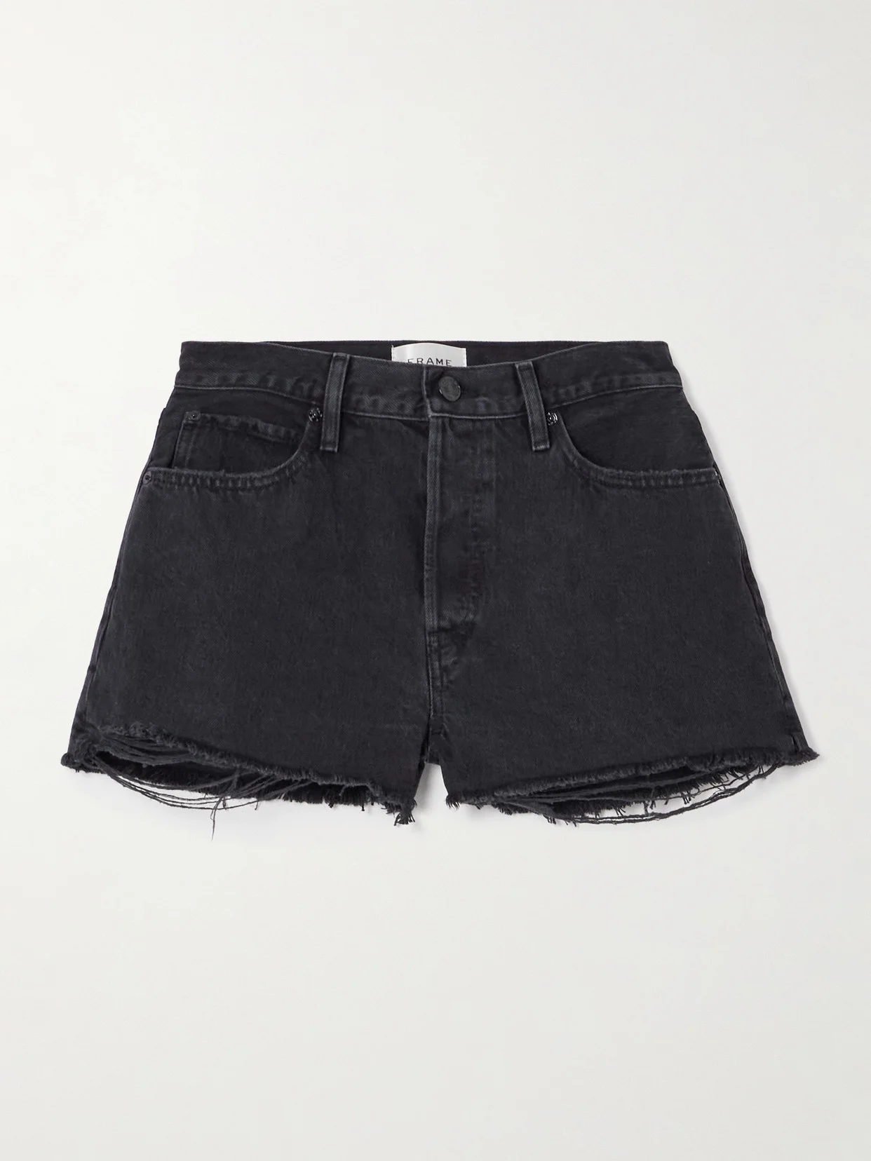 The Dare Frayed Denim Shorts - 1