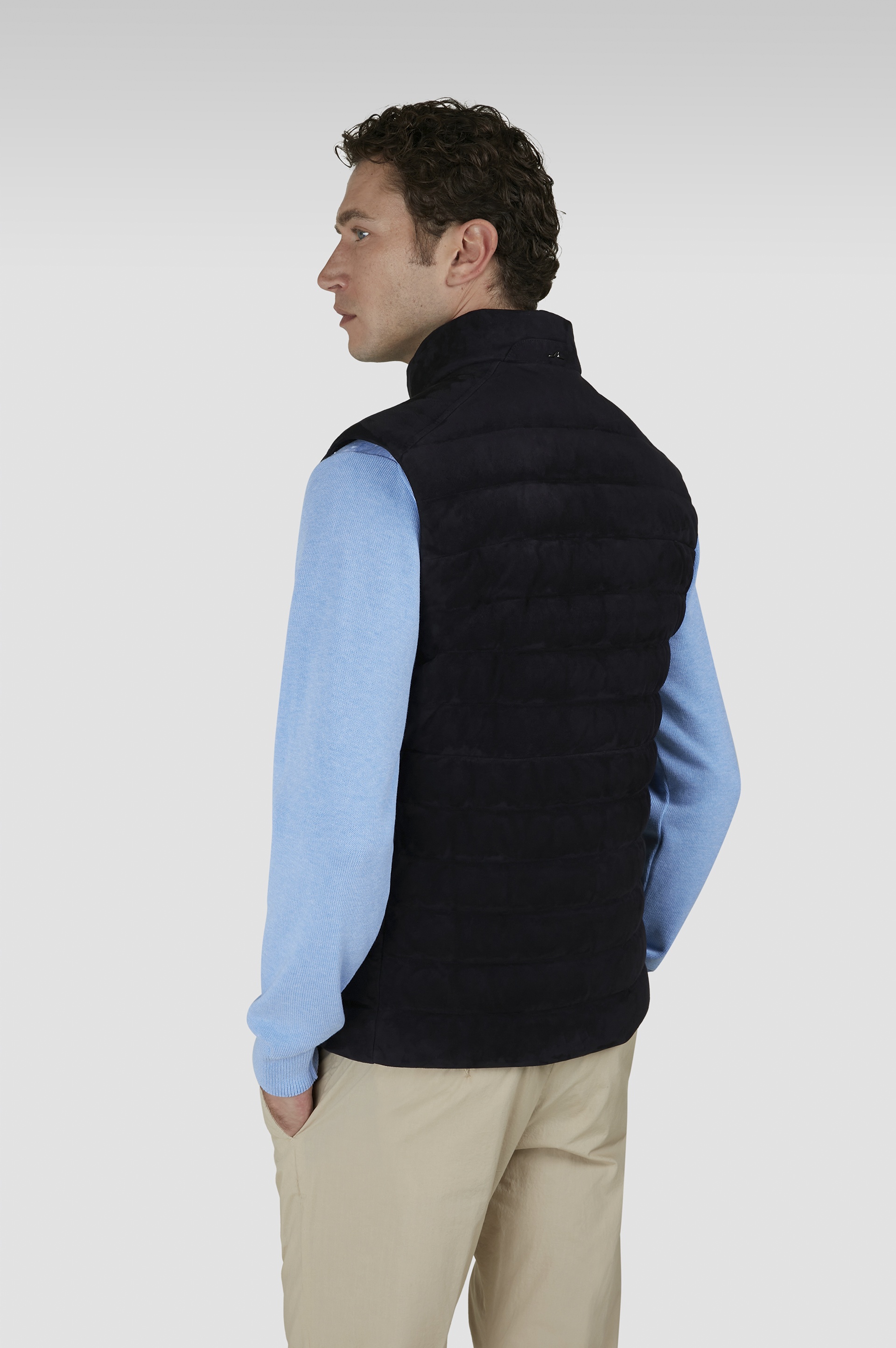 AQUALEATHER SUEDE VEST - 3