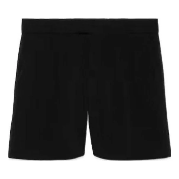 (WMNS) Gucci Wool Jersey Short 'Black' 770175-ZAONS-1000 - 1