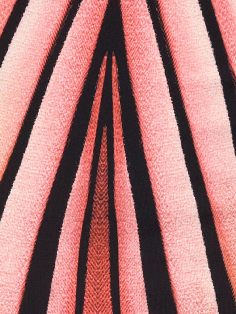 Ray Of Pink-print V-neck dress - 7