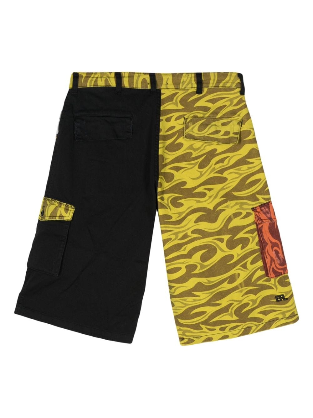 colourblock cargo shorts - 2