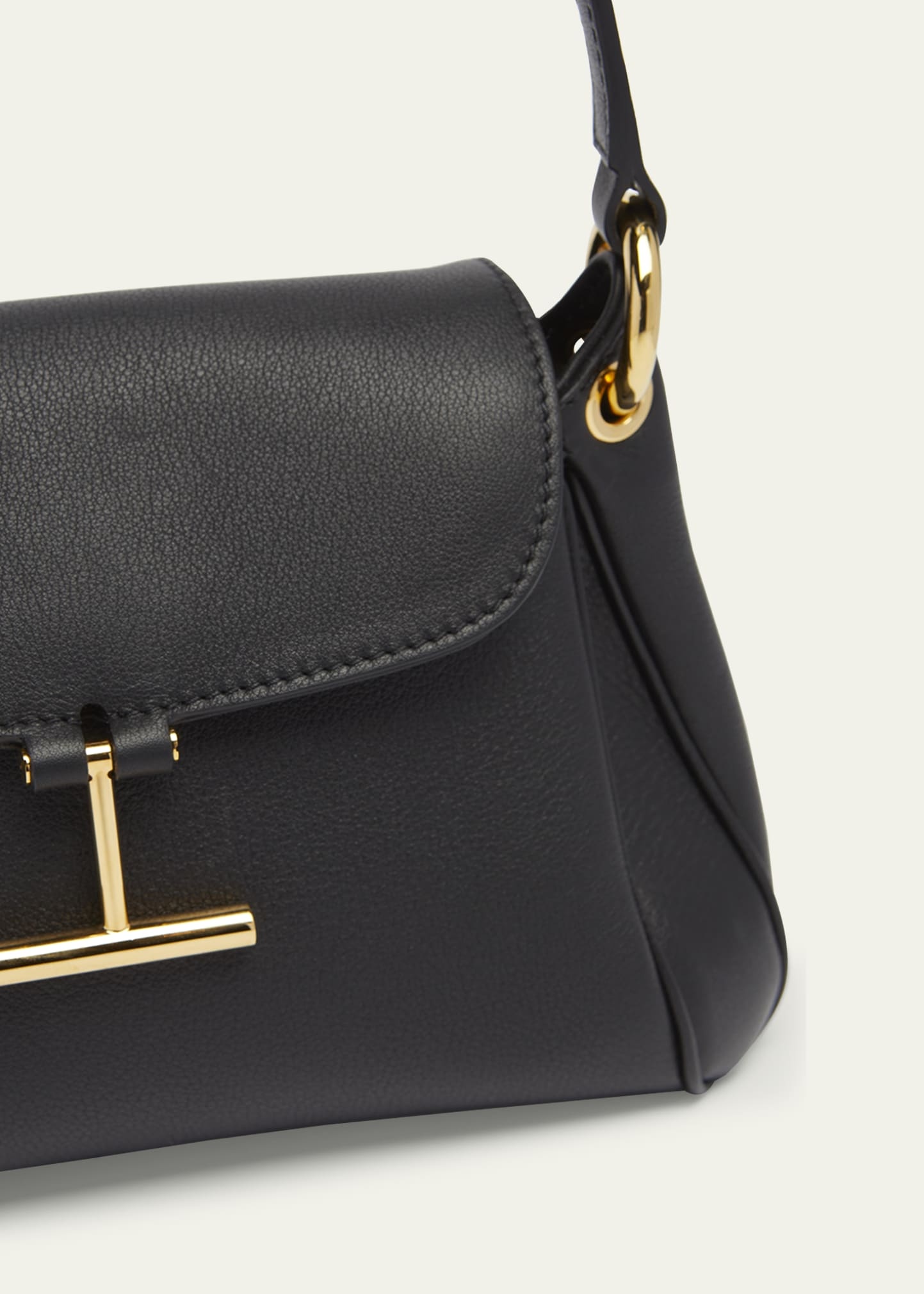 Tara Small Shoulder Bag in Grain Leather - 5