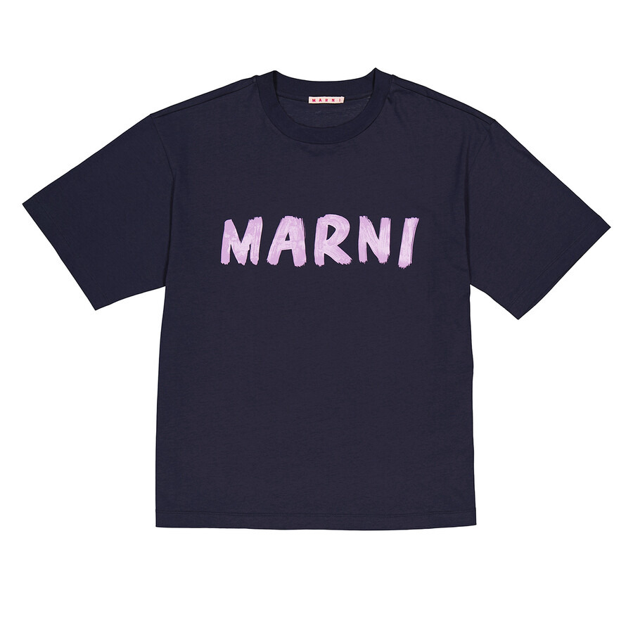 Marni Logo Organic Cotton T-Shirt - 4
