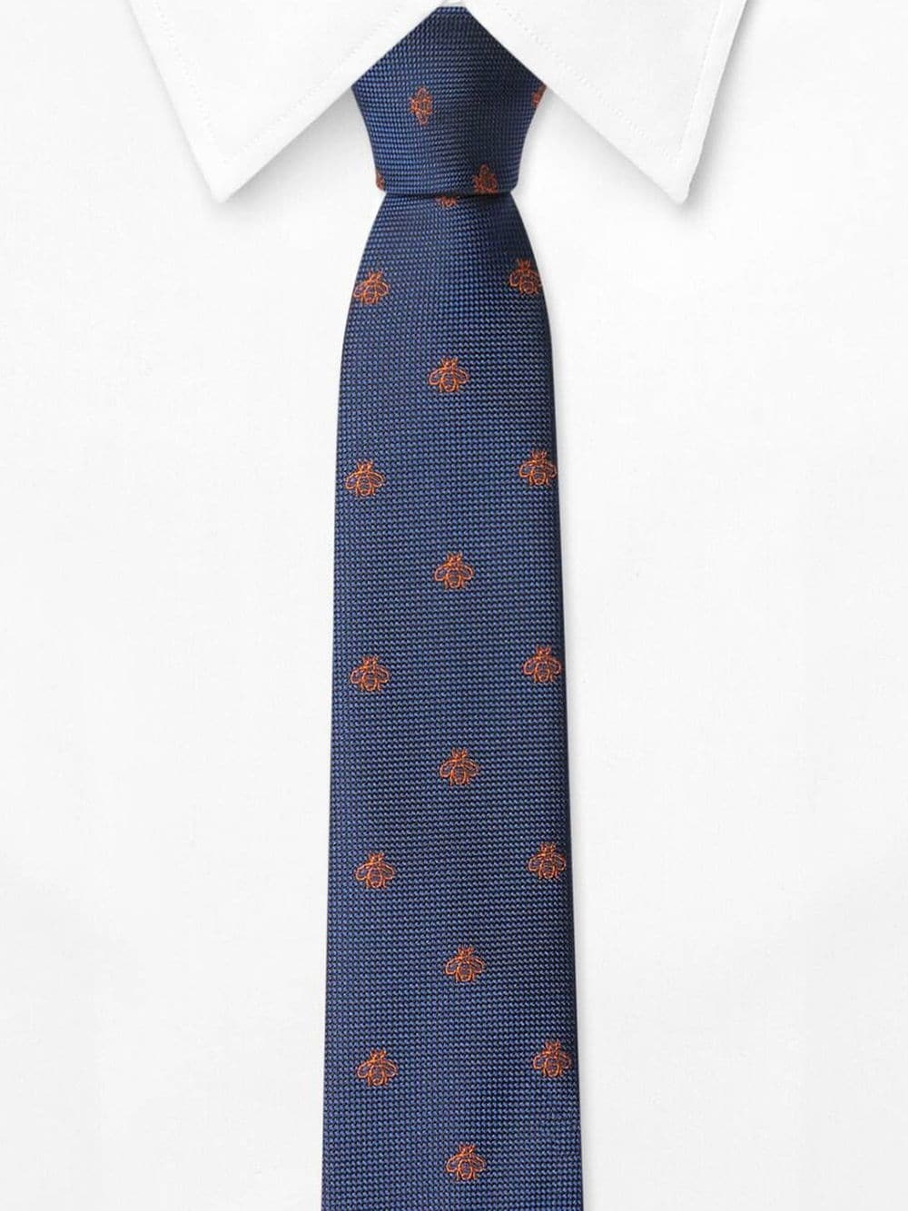 jacquard bee motif tie - 3