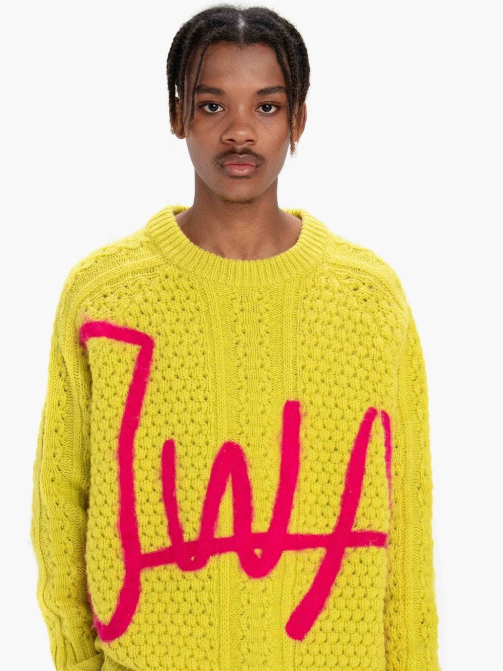 JWA CREWNECK CABLE  JUMPER - 8