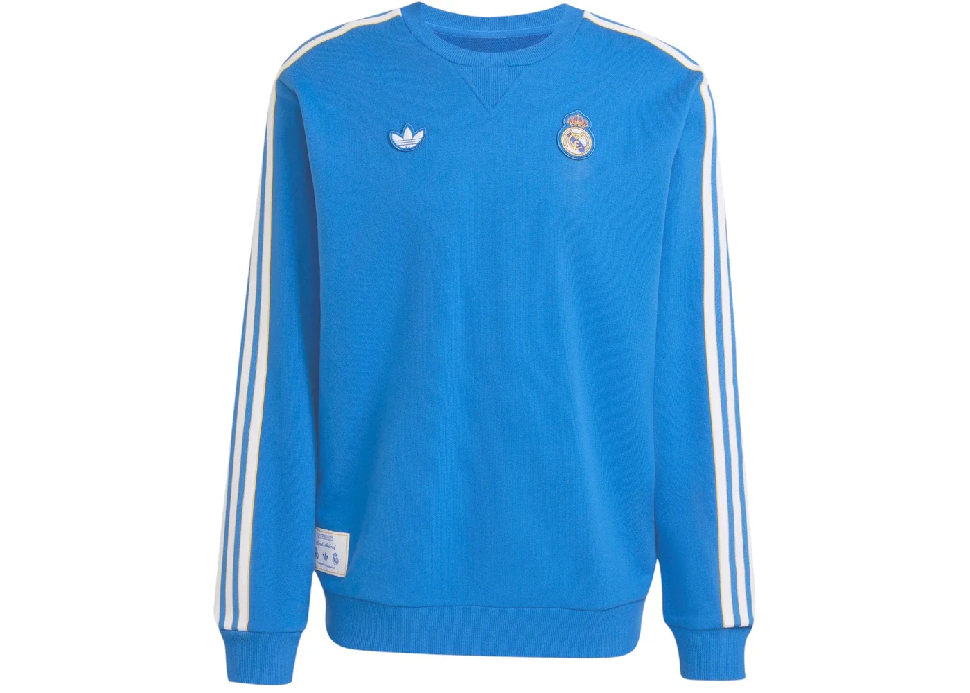 adidas Real Madrid Terrace Icons Sweatshirt Blue Bird White - 1