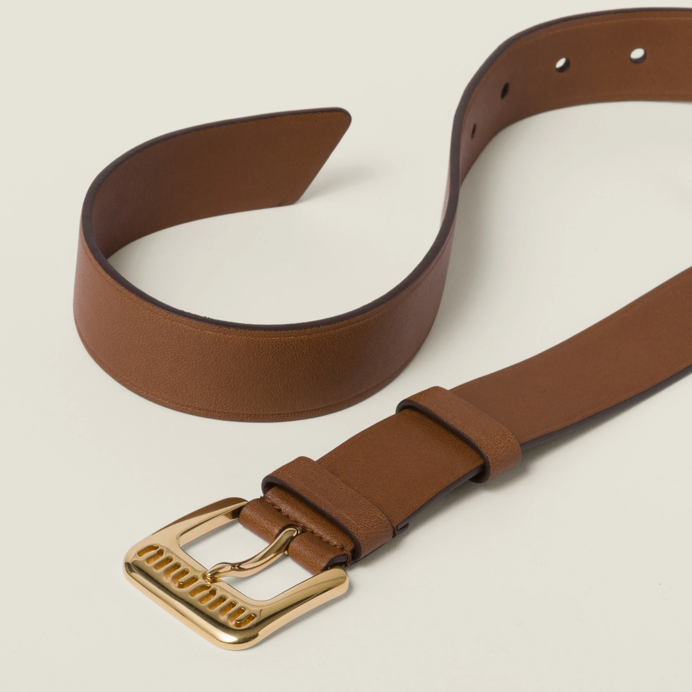 Miu Miu Nappa Belt, 34.75\