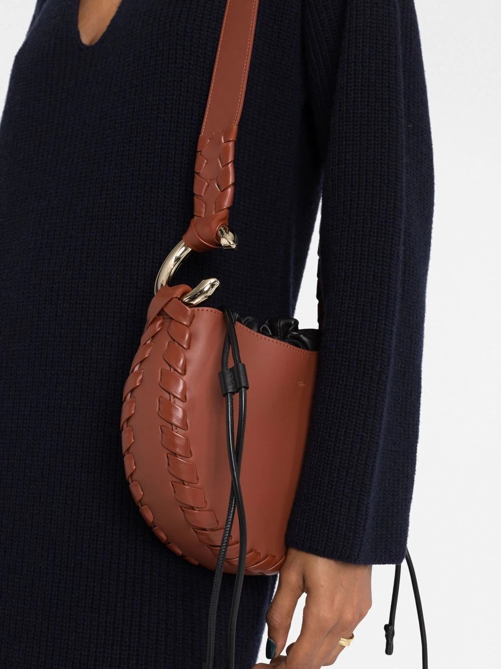 Mate S Hobo leather crossbody bag - 3