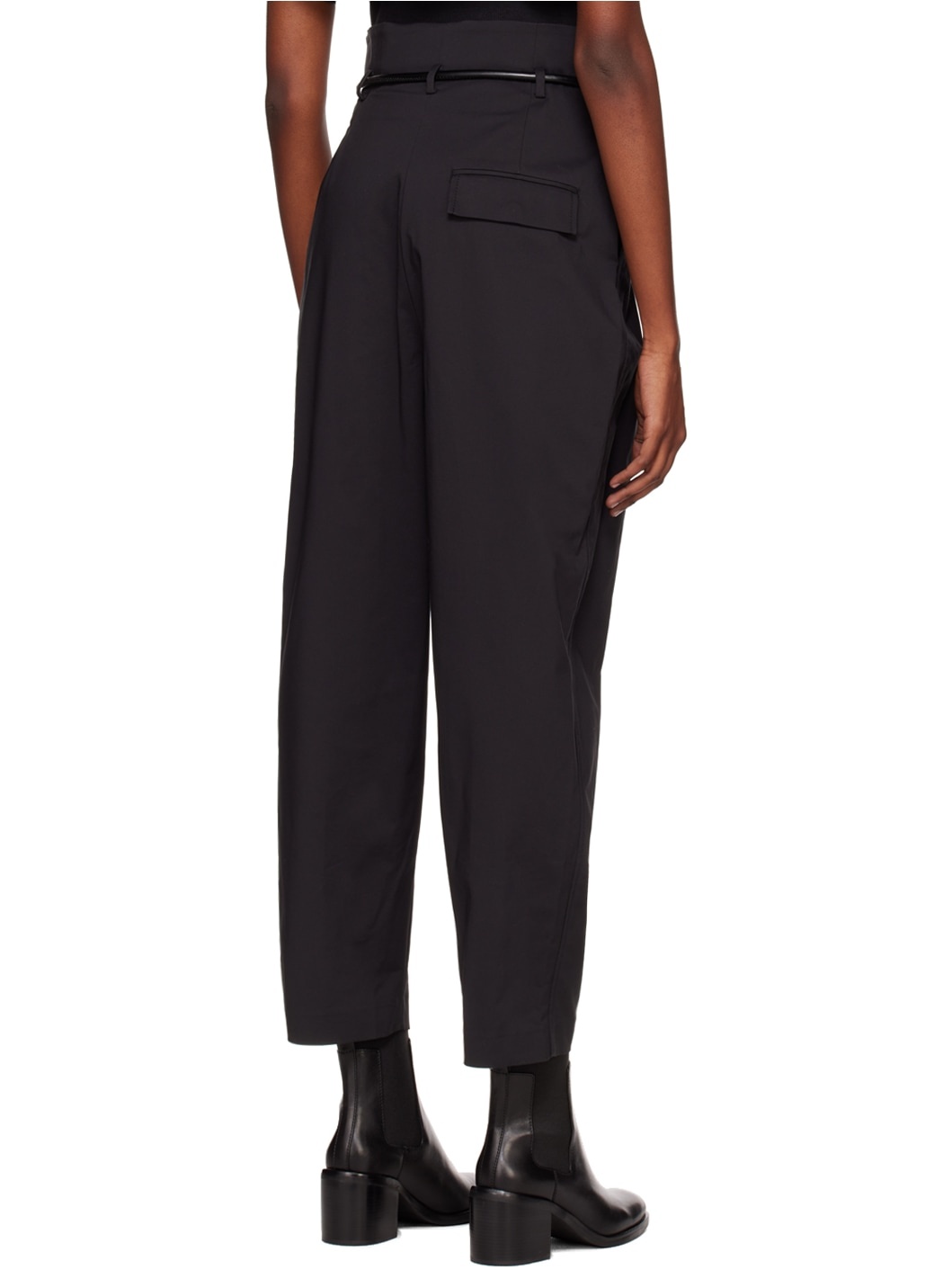 Black Origami Trousers - 5