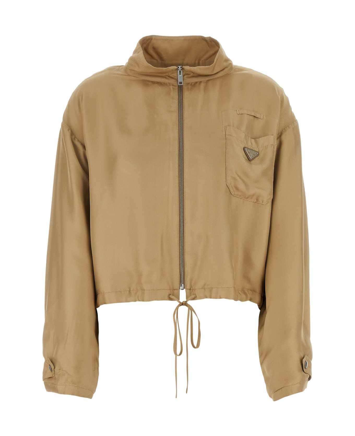 ジャケット・アウター made in italy PRADA silk grain jacket ジャケット・アウター made in italy PRADA silk grain jacket