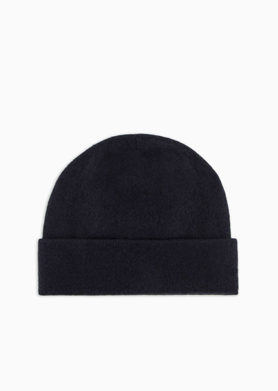 GIORGIO ARMANI Cashmere beanie with cuff outlook