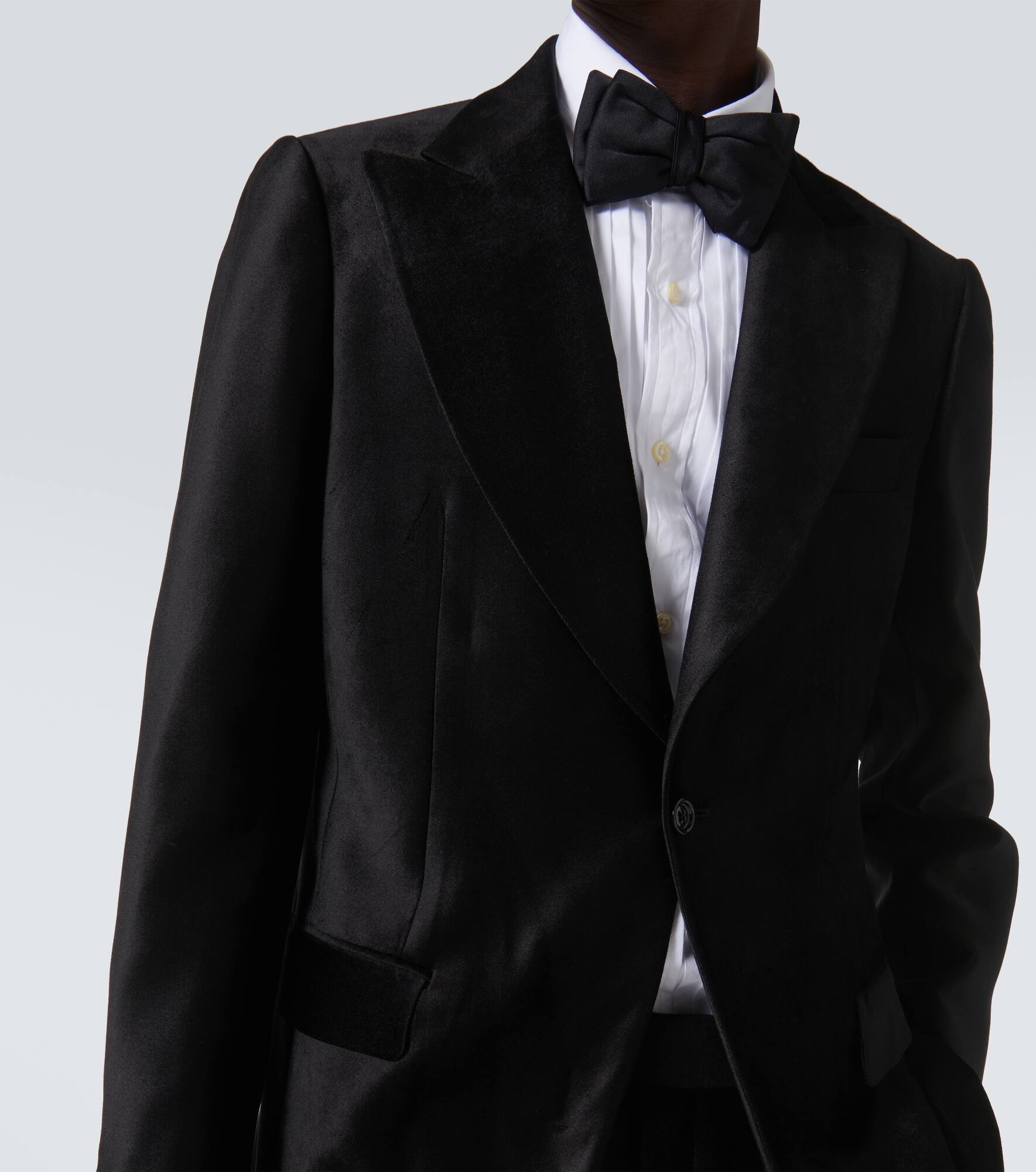 Velvet tuxedo jacket - 5