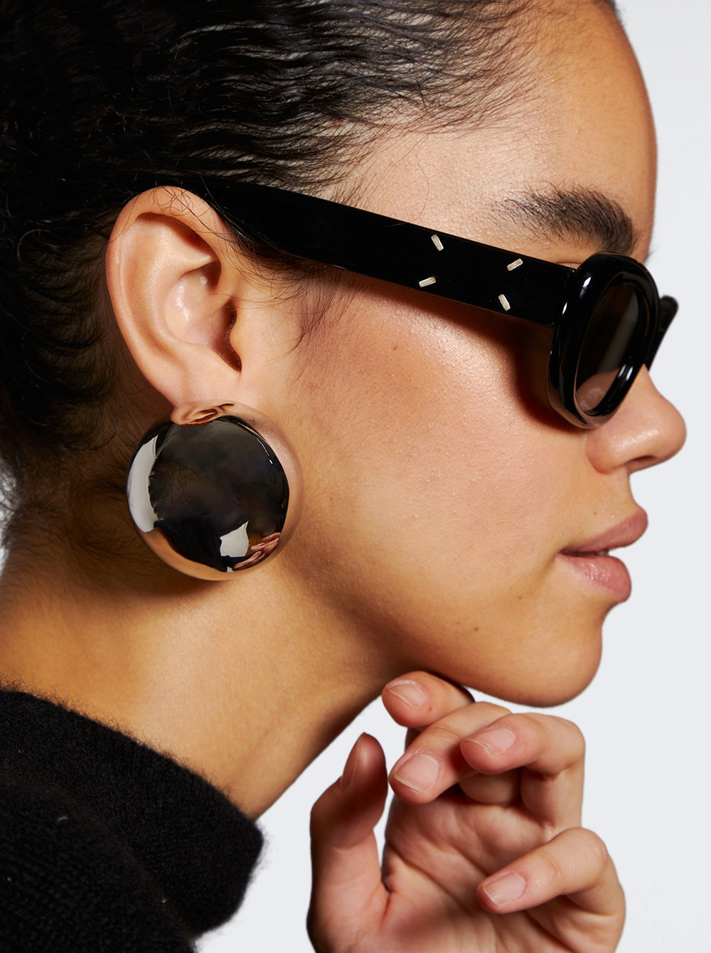 The Salon Earrings Silver - 2