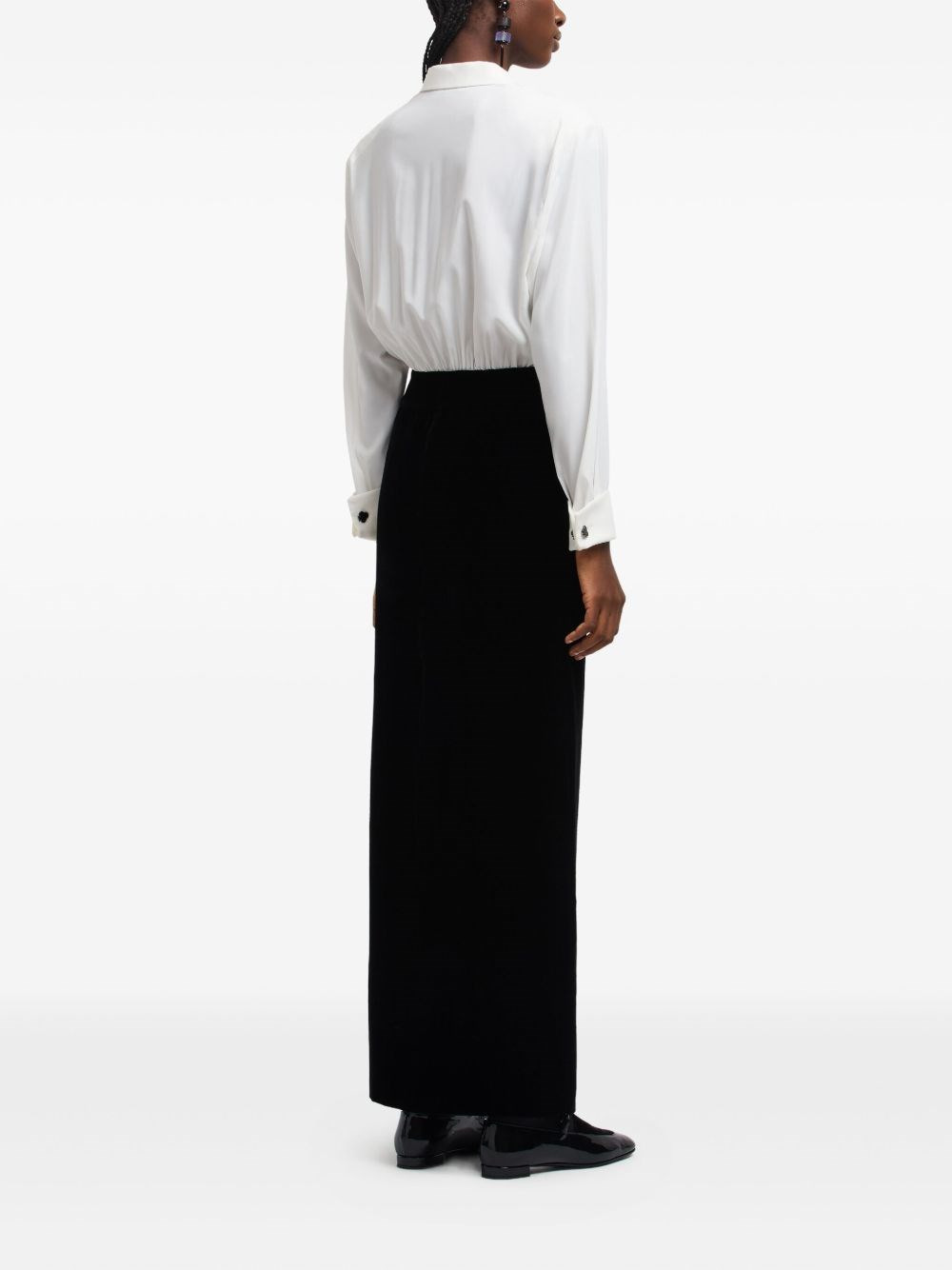 Bicolor long dress - 5