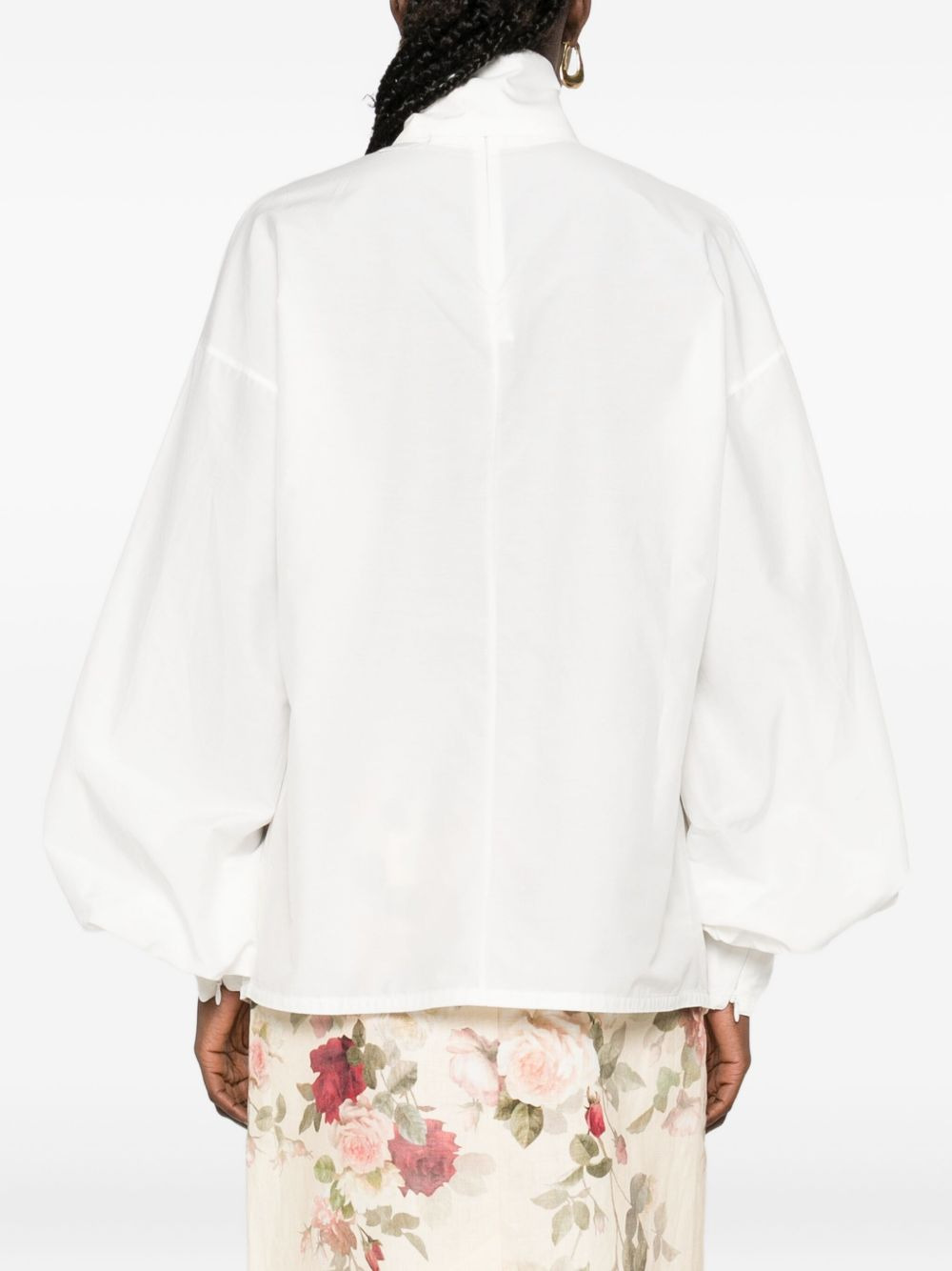 tie-waist blouse - 4