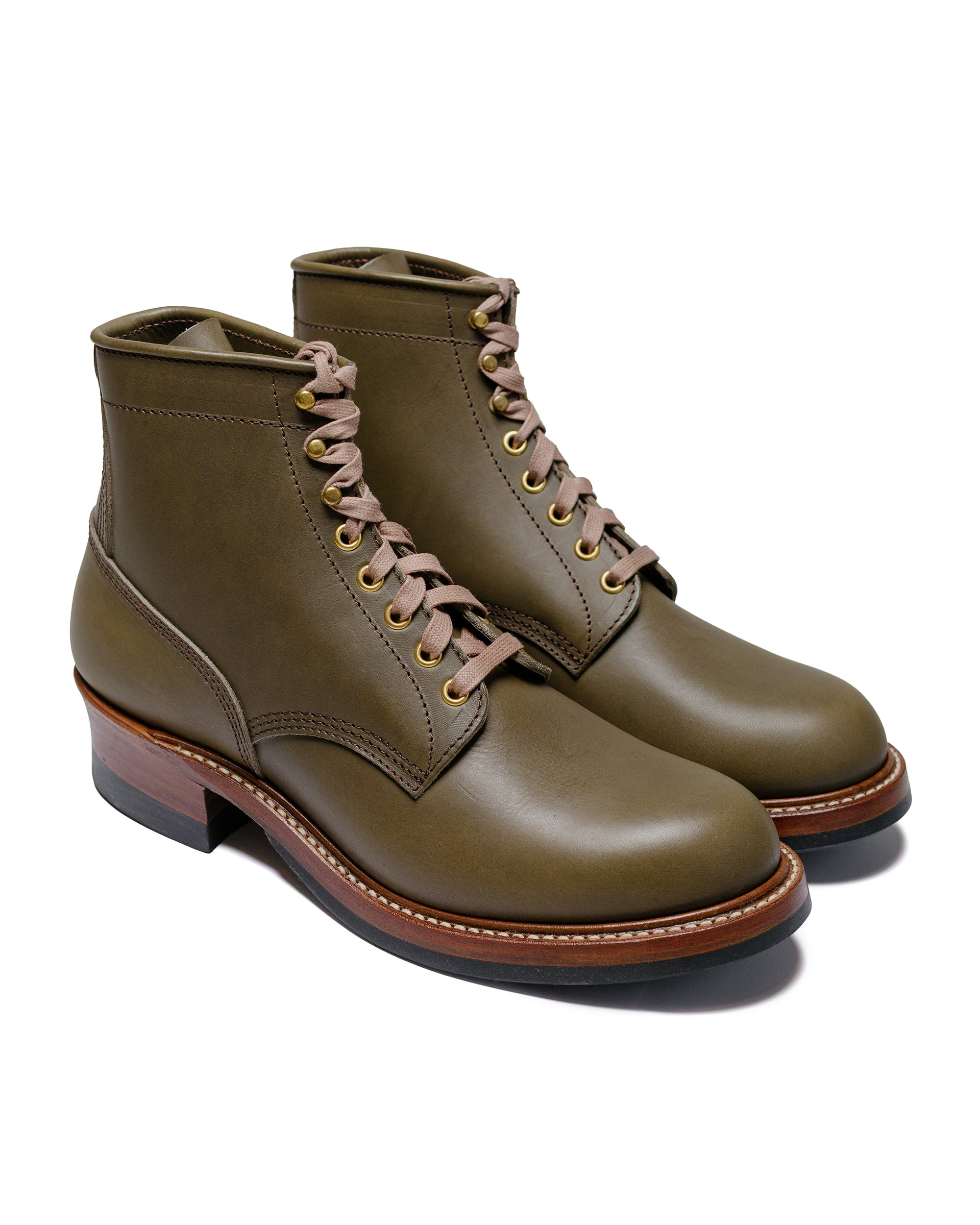 Steel Gang SW Boots Badalassi Carlo Vegetable Tanned Leather Grigio - 2