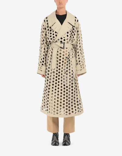 Maison Margiela Punched holes trench outlook