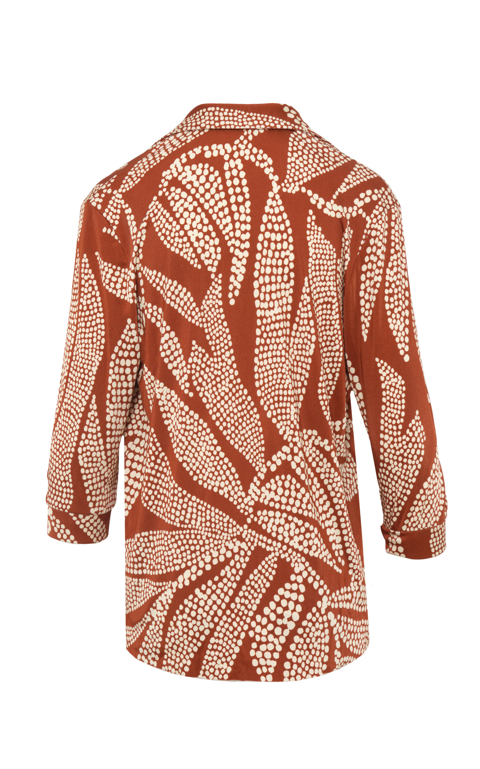 French Press Printed Shirt orange - 6
