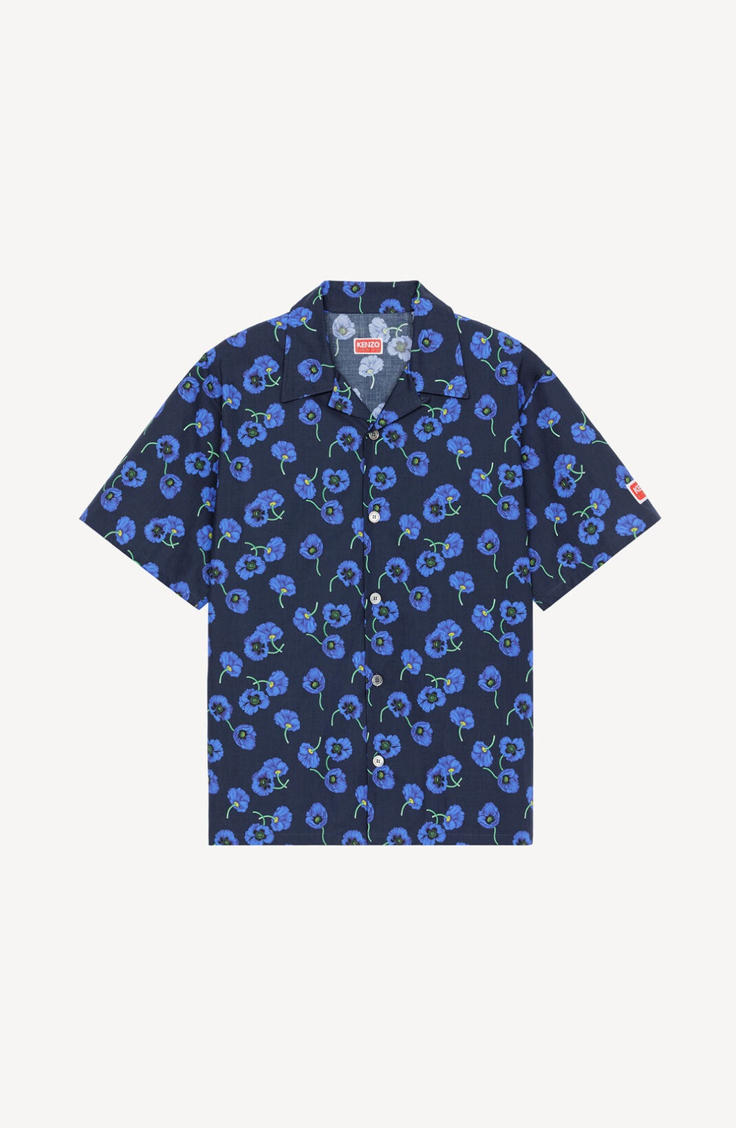 'KENZO Poppy' Hawaiian shirt - 1