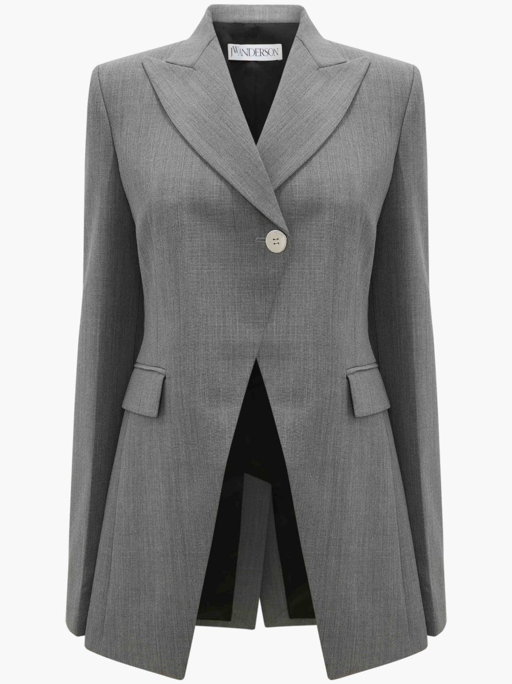 ASYMMETRIC CLOSURE CUTAWAY JACKET - 1