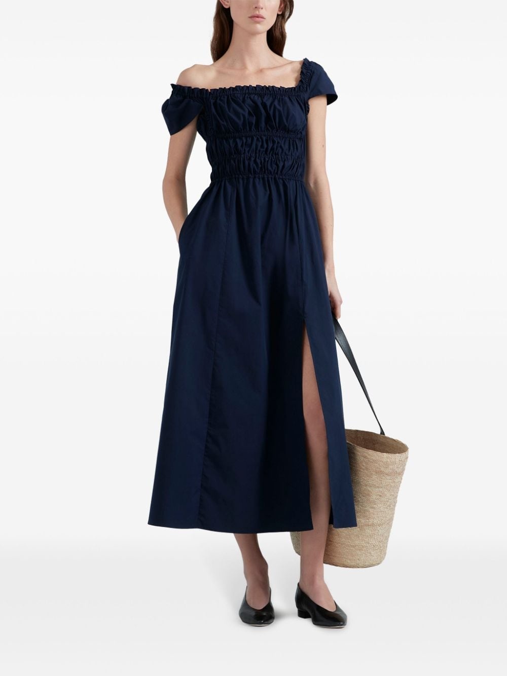 Lily cotton midi dress - 2