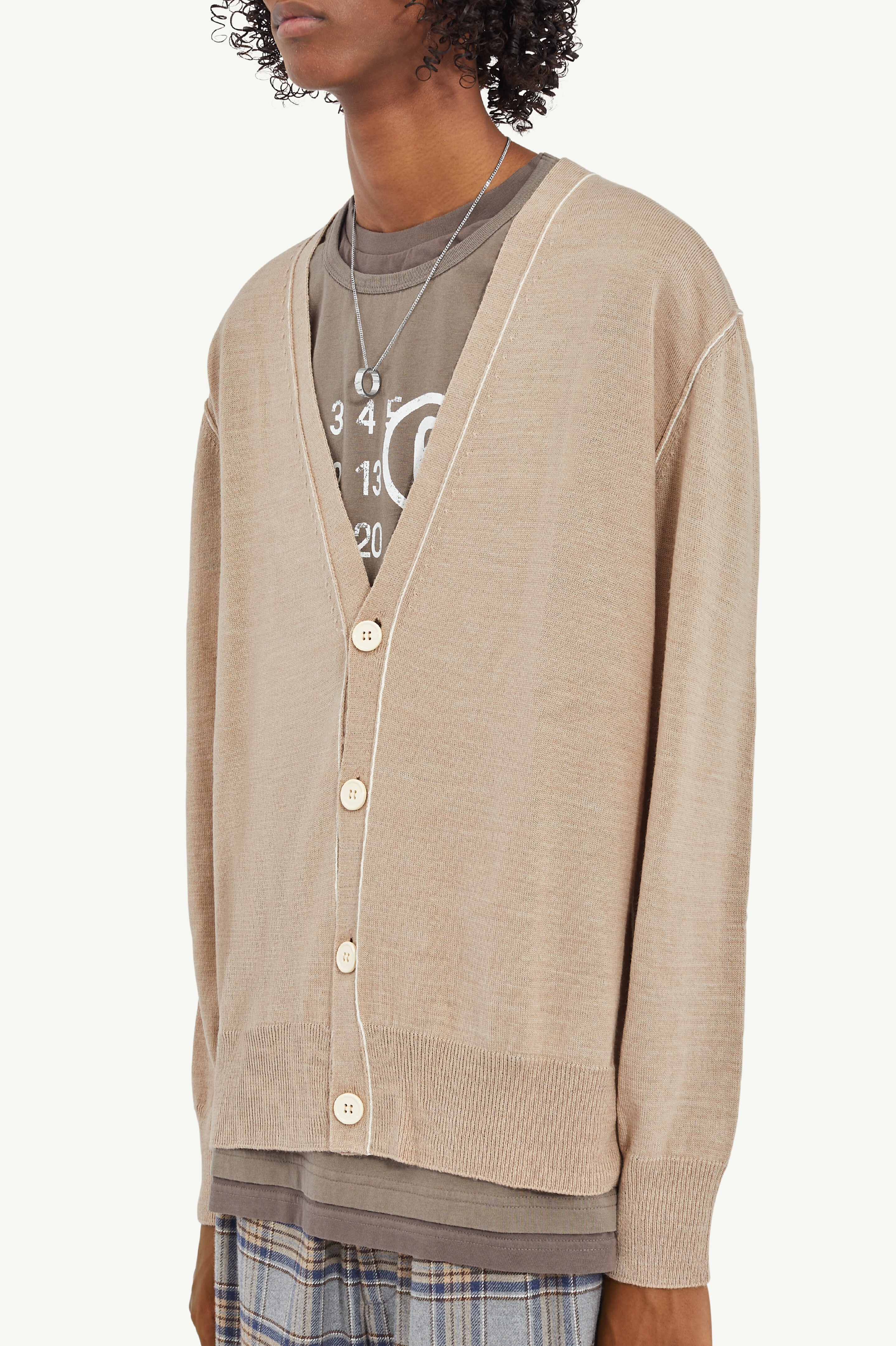 Gauge 12 Lightweight V Neck Cardigan - 5