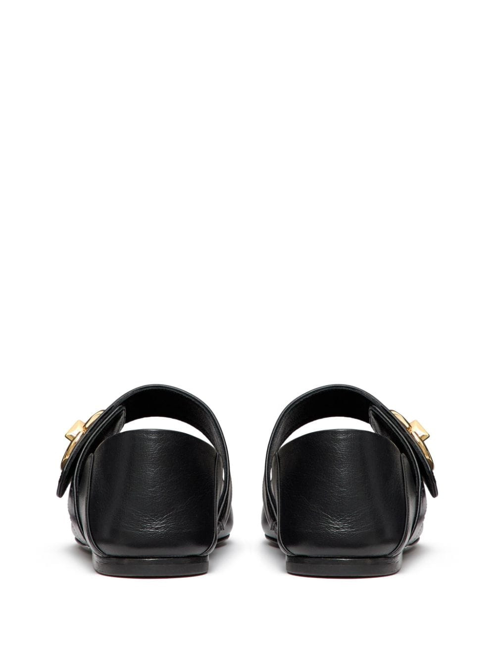 Valentino Garavani Women Ballerina Mary Janes Vlogo Locker - 6