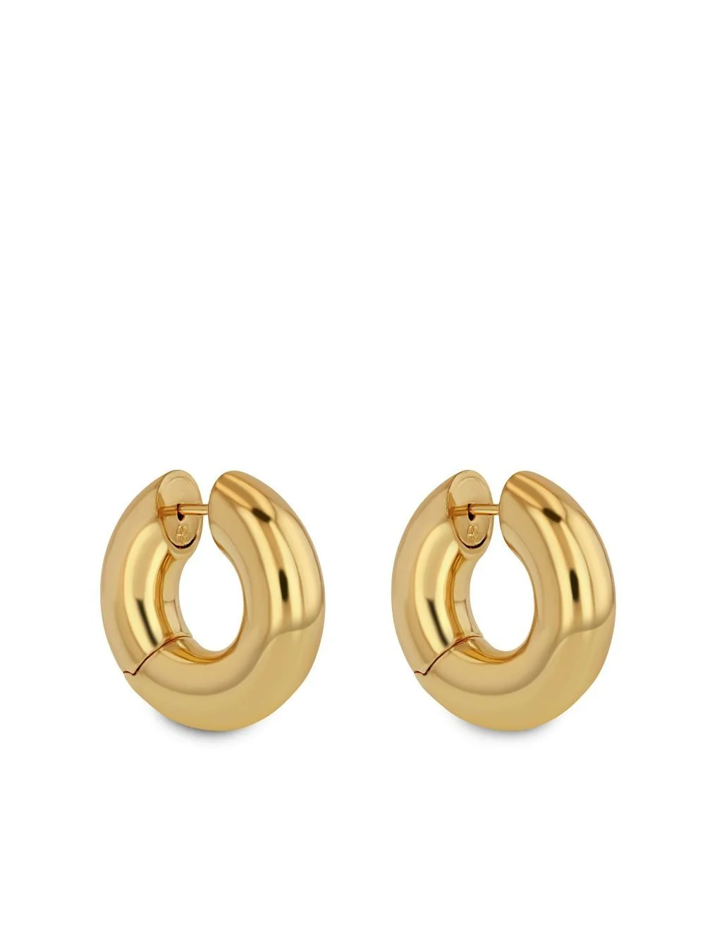 small Bold Link hoop earrings - 1