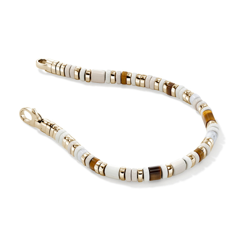 Colorblock Bracelet, Gold 3