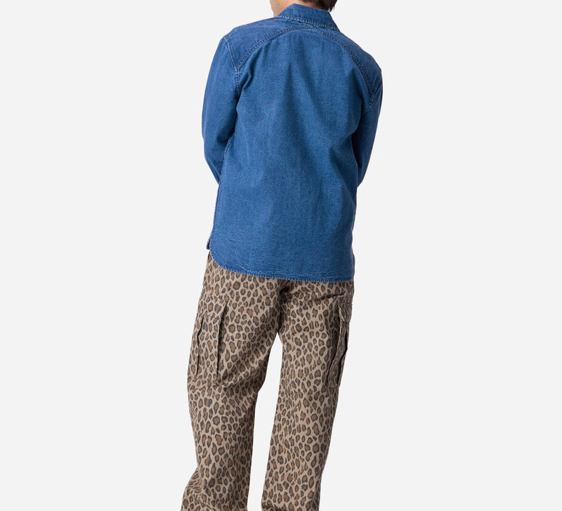 3sixteen USN Overshirt - Stonewashed Indigo Canvas outlook