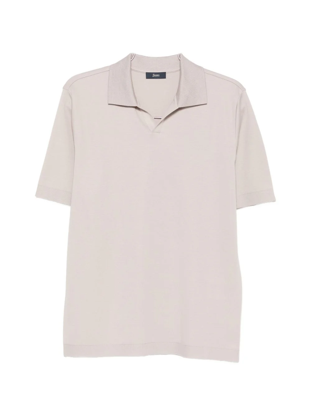 polo-collar T-shirt - 1