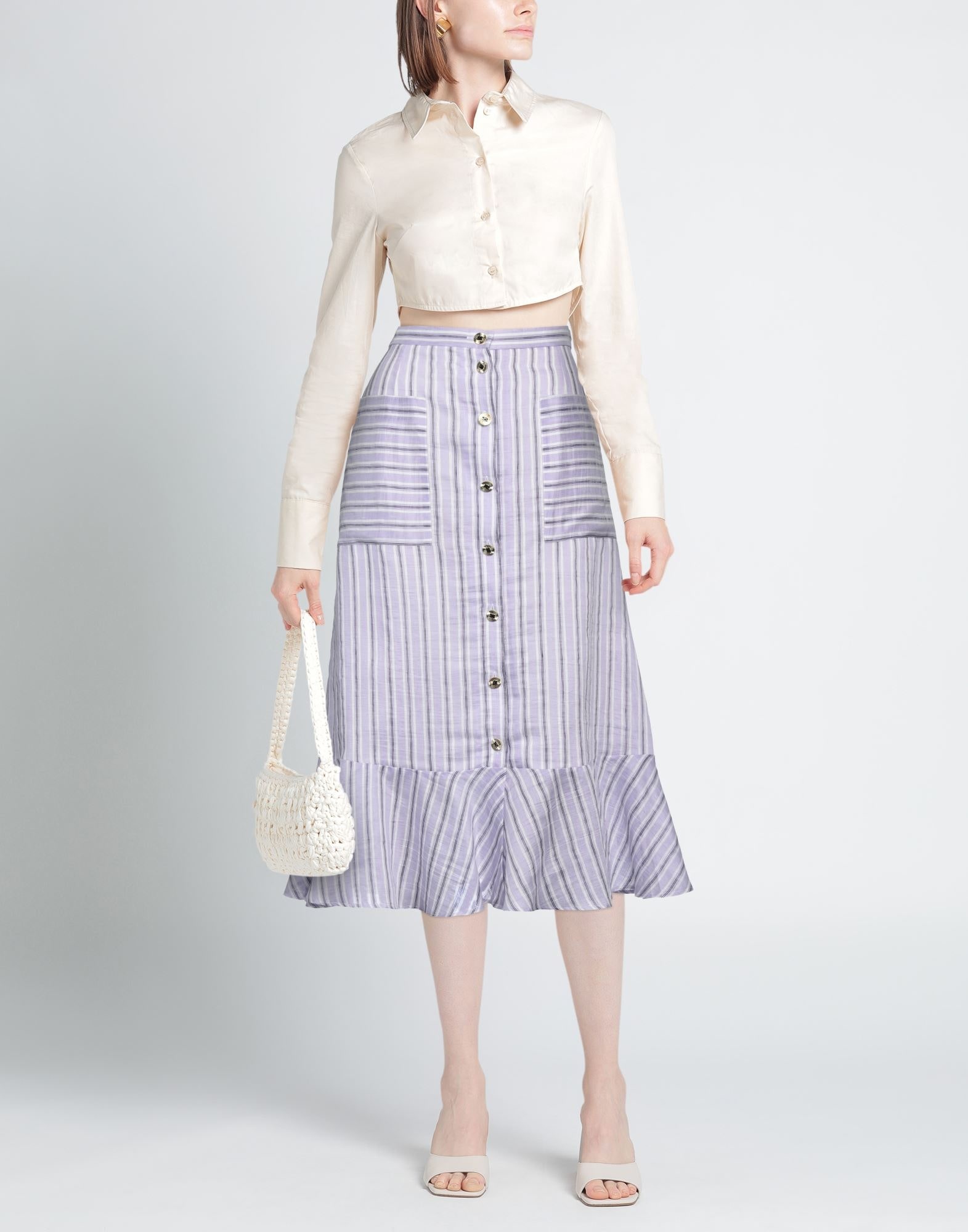 Lilac Women's Midi Skirt - 2