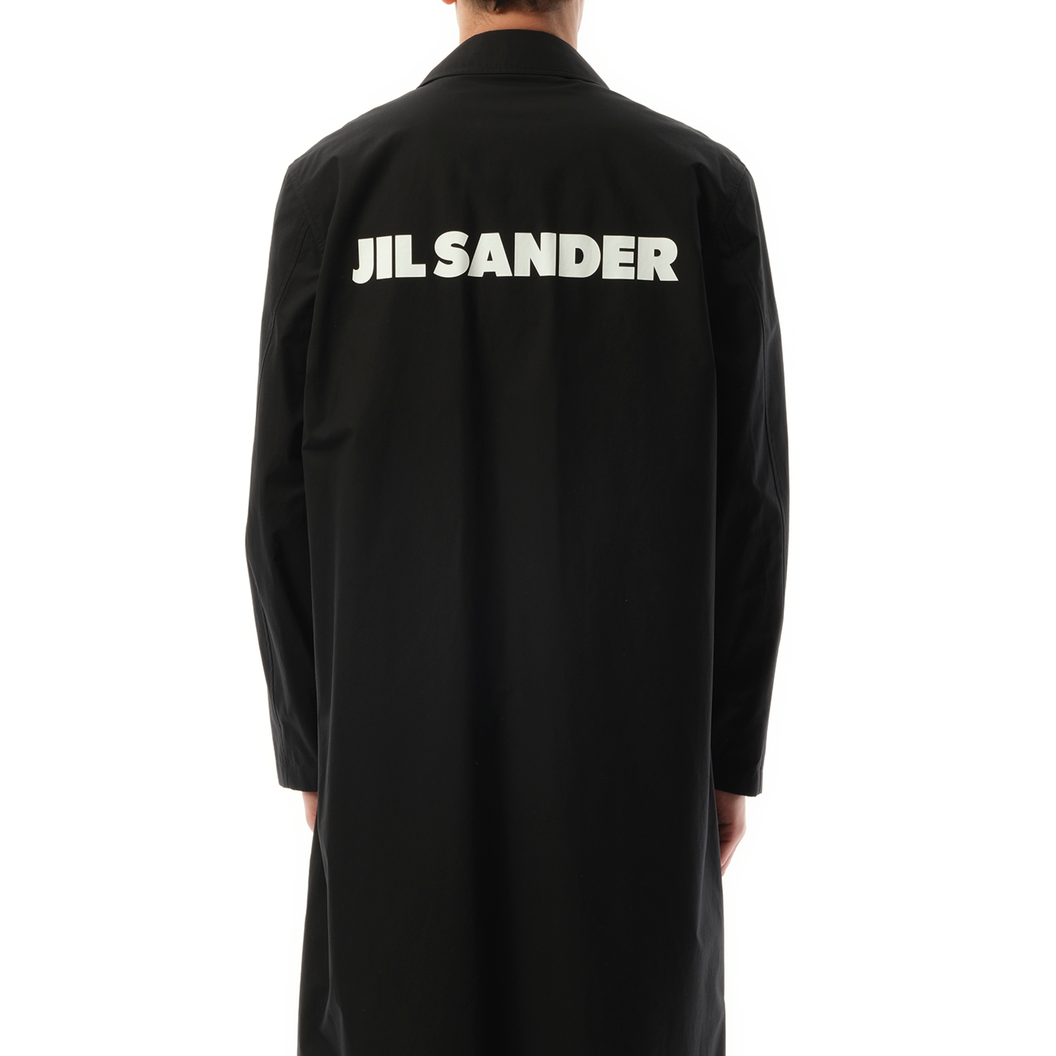 Jil Sander Logo Parka in Black - 6