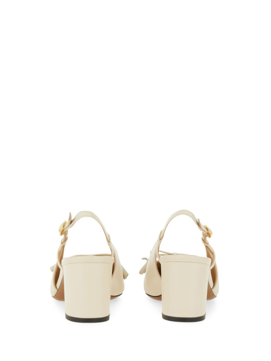 "Valet Du Roi" Slingback Décolleté In Kidskin - 3