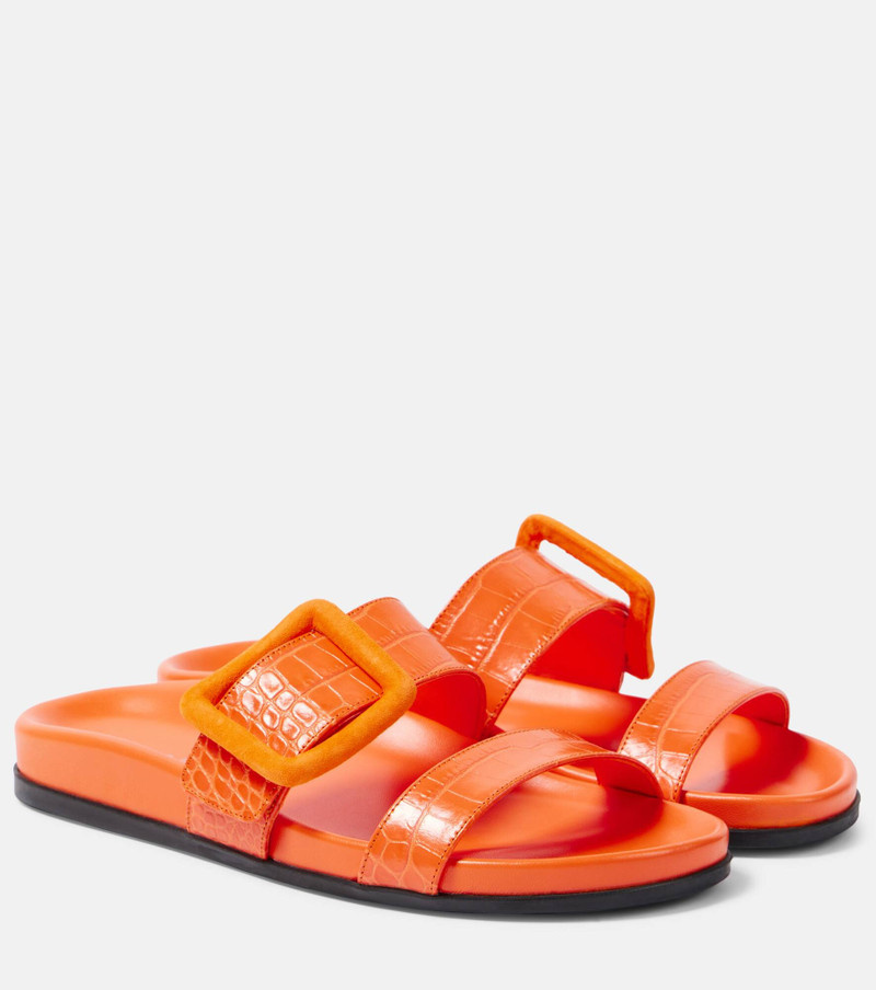 Mayfu leather slides - 1