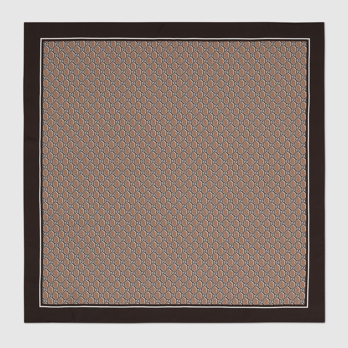 GG print silk carré - 1