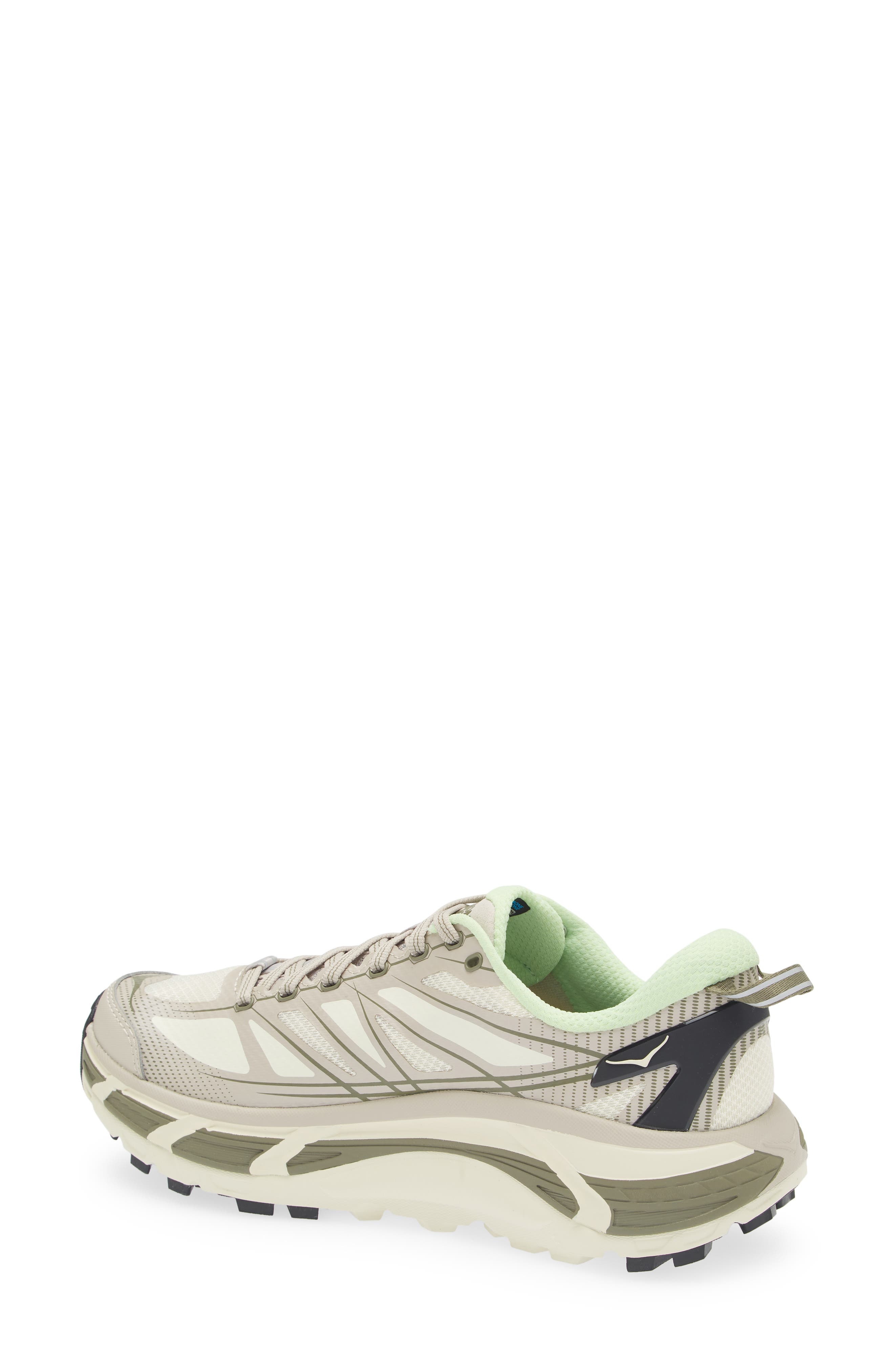 HOKA Gender Inclusive Mafate Speed 2 Sneaker in Putty /Eucalyptus at Nordstrom - 2