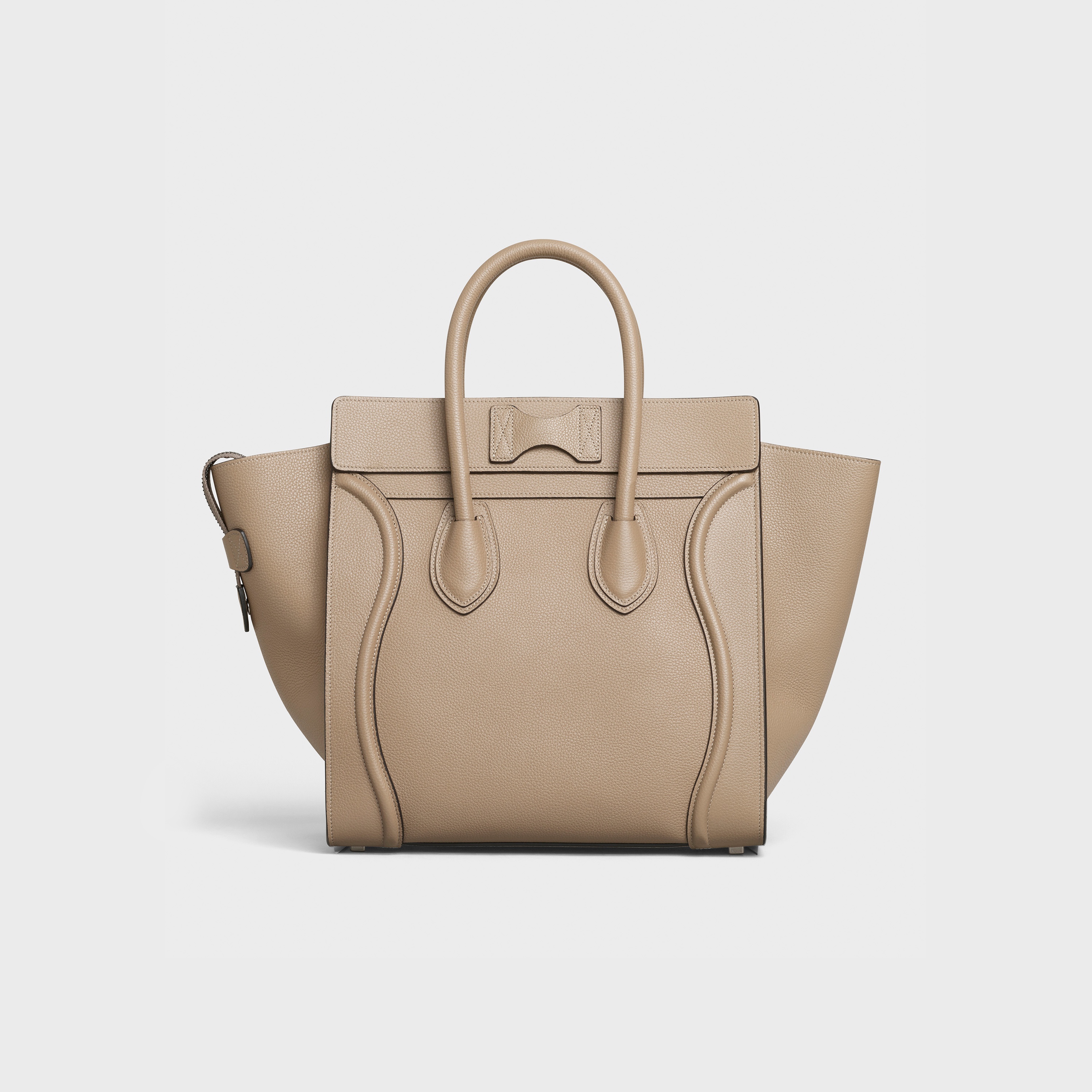 Micro Luggage handbag in drummed calfskin - 3