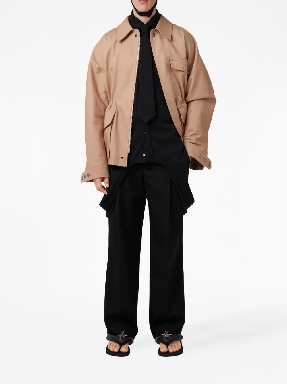 gabardine cotton jacket - 2