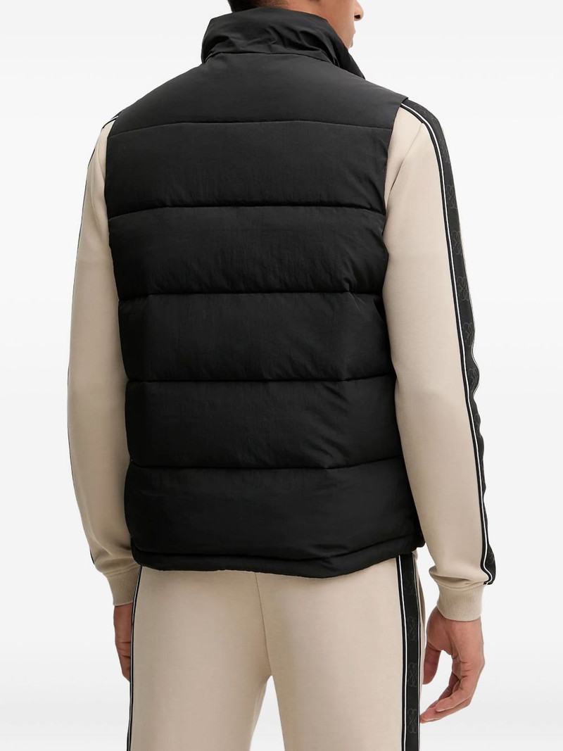 padded logo-plaque gilet 3