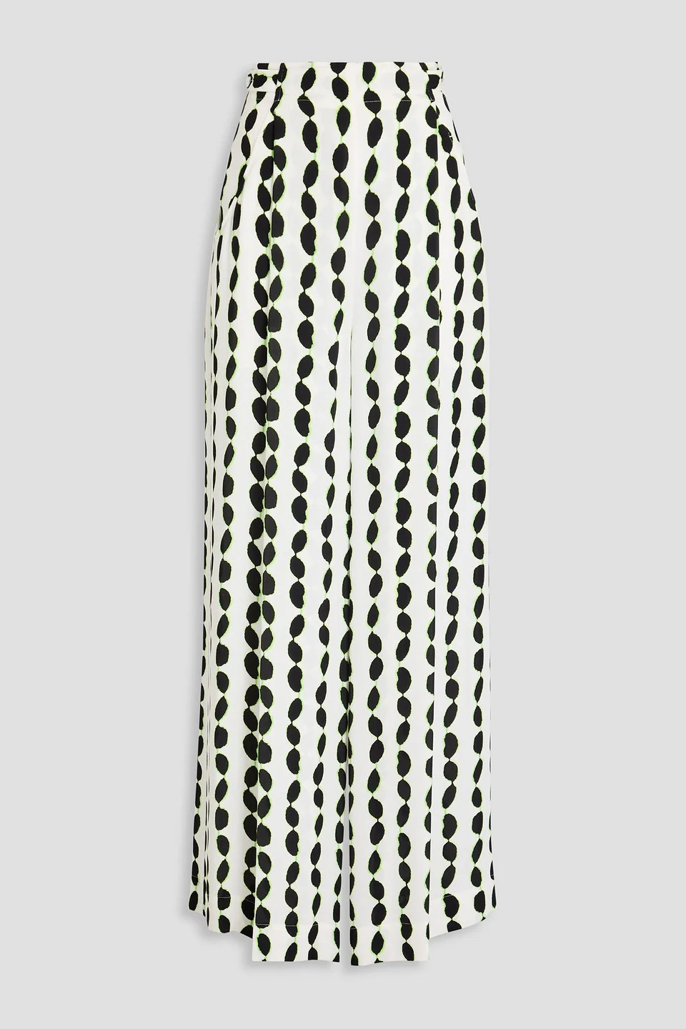 Jed printed crepe wide-leg pants - 1